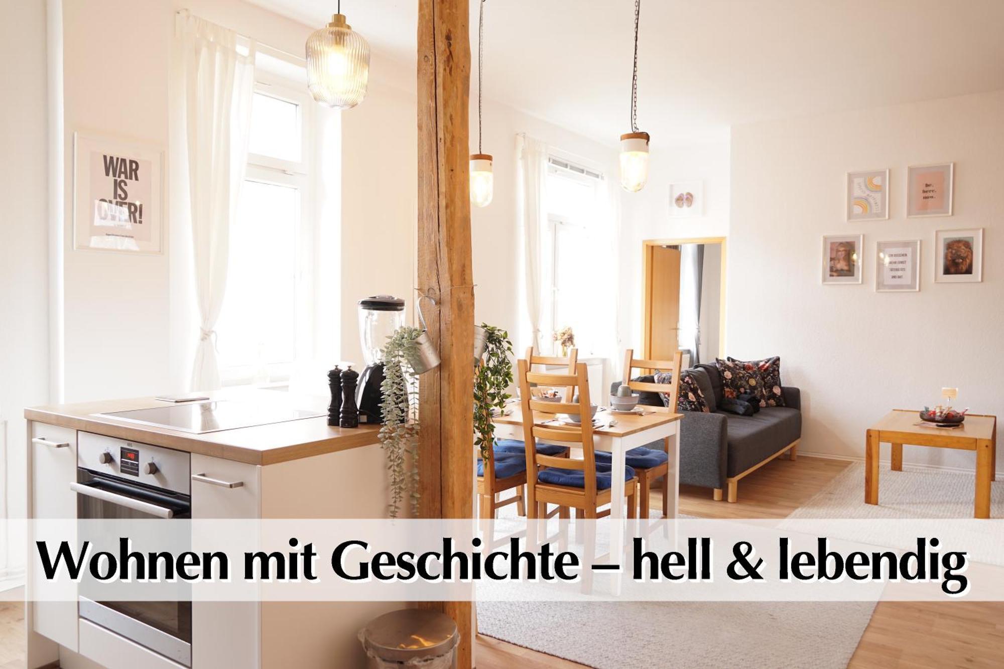 Appartement Helles Altbau-Loft Mit Kingsize Bett, Smart-Tv, Etc à Erfurt Extérieur photo